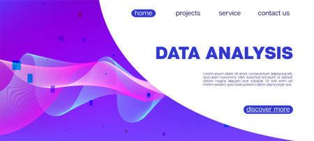 Flying Particles Distressed Purple Vector. Big Data Neon Wallpaper. Abstract Geometric Background. Data Stream Minimal Banner. Pink Blue Purple Futuristic Gradient Overlay. 3D Liquid Shapes Website.のイラスト素材