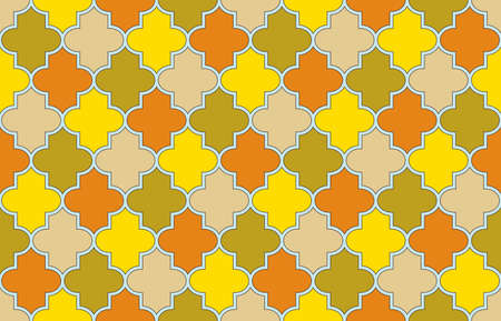 1001 Night Arabesque. Iranian Mubarak Mosaic. Traditional Islamic Lantern Ornament. Mosque Window Pattern. Tender Moroccan Seamless Pattern. Ramadan Kareem Elegant Motif. Moroccan Seamless Pattern.のイラスト素材