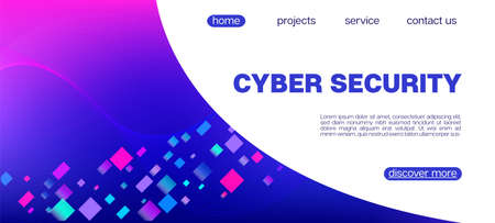 Flying Particles Distressed Purple Vector. Pink Blue Purple Futuristic Gradient Overlay. Abstract Geometric Background. 3D Fluid Shapes Layout. Big Data Neon Wallpaper. Data Analytics Cool Banner.のイラスト素材