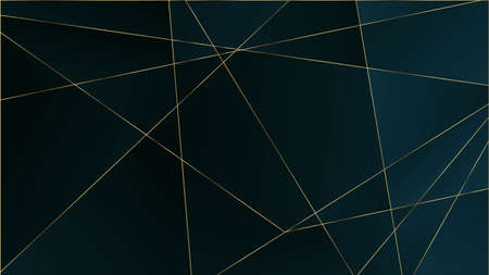 Blue Premium Triangular Texture. Silver VIP Rich Geometric Celebration Wallpaper. Gold Lines Polygon Luxury Banner. Crystal Triangle Blue Luxury Background. Elegant Dark Platinum Chic Shapes Borderのイラスト素材