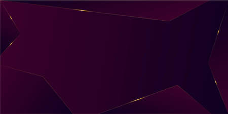 Purple Luxury Gold Background. Royal Rich VIP Business Banner Christmas New Year Celebration Border. 3D Abstract Polygonal Sparkle Cover. Golden Premium Triangular Design Luxury Crystal Gold Cardのイラスト素材