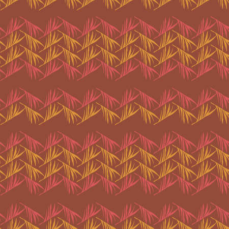 Trendy Tropical Vector Seamless Pattern. Beautiful Male Shirt Female Dress Texture. Cool Summer Textile. Painted Floral Background. Dandelion Banana Leaves Feather Monstera Tropical Seamless Pattern.のイラスト素材