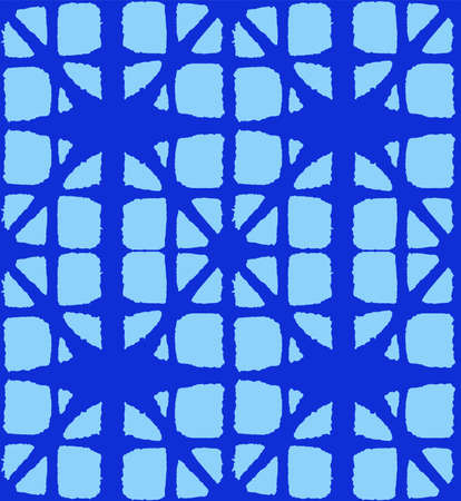 Japanese Tie Dye Seamless Pattern. Deco Curve Shape Pattern Luxurious Japanese Clothes Texture. Glamour Kimono Textile. Artistic Shibori Seamless Pattern. Bohemian Geometric Asian Tie Dye Design.のイラスト素材