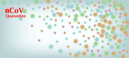 nCoV Quarantine Vector Banner. Virus Protection Flat Corona Web Page. Flat Cartoon Coronavirus Medical Design. nCoV Quarantine Vector Banner. Business Information During Coronavirus Quarantine.のイラスト素材