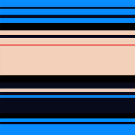 Sailor Stripes Seamless Pattern. Horizontal Lines Endless Design. Business Suit Horizontal Lines. Autumn Winter Modern Fashion Fabric. Male, Female, Childrens Summer, Spring Seamless Stripes Texture.のイラスト素材