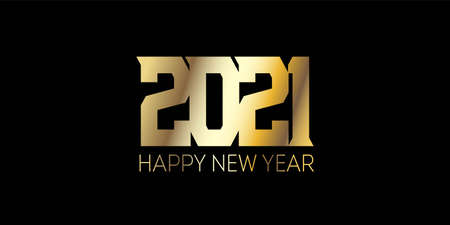 Golden 2021 Sparkling Border Graphic 2021 Icon Texture. Happy New Year Card Design. Christmas Background. Golden 2021 Sparkling Text Typography. Winter Holiday Celebration Frame.のイラスト素材
