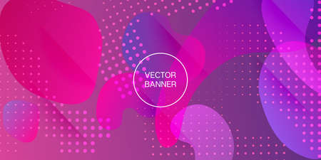 Dynamic Splashes. Liquid Shapes Vector Set. Business Gradient Overlay Pattern. Trendy Wavy Geometric Fluid Forms. Business Fluid Banners. Green, Purple Liquid Organic Shapes. Digital UI Logo Elements.のイラスト素材