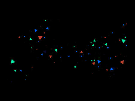 Triangle Explosion Confetti. Textured Data Particles Bang. Falling Exploded Fragments. Triangles Burst Moving Confetti. Broken Glass Explosive Effect. Exploded Star Sparkle. Exploded Star Design.のイラスト素材