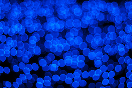 blue bokeh abstract light backgroundsの写真素材