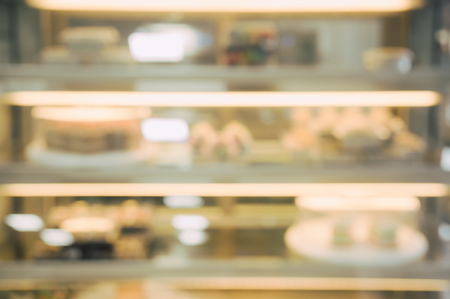 Blur coffee shop for backgroundの写真素材