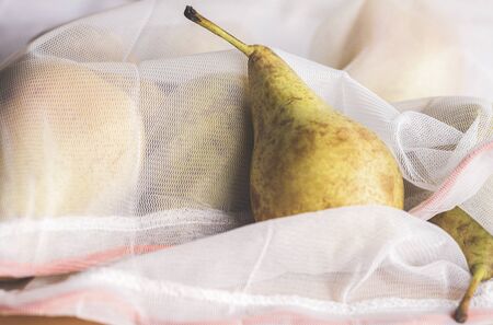 Environment protection concept of reducing plastic packaging by replacing with reusable eco-friendly...