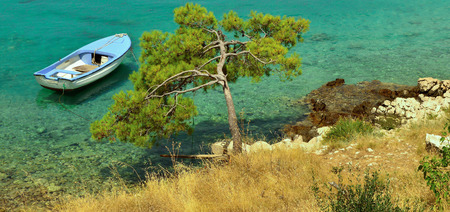 Smart cove in Croatiaの写真素材