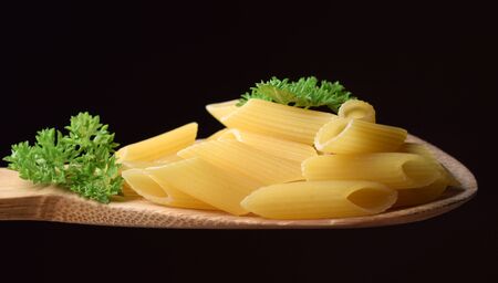 Penne Italian uncooked pasta