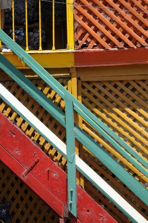 La Boca district Buenos Aires Argentinaの写真素材