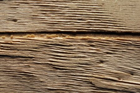 Brown background of ruined wood