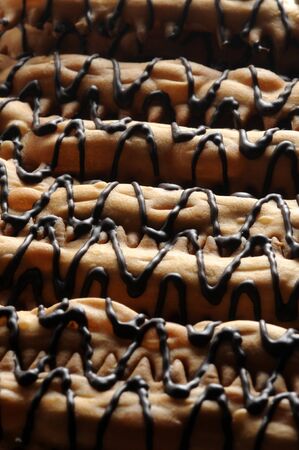 Background Carnival cakes with chocolate