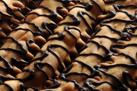 Background Carnival cakes with chocolateの写真素材