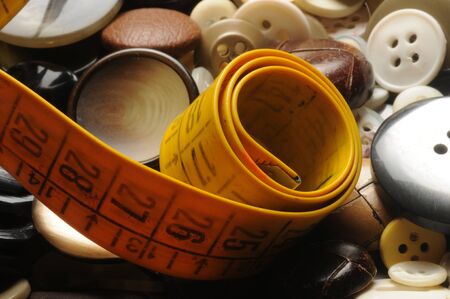 Close up on meter and buttonsの写真素材