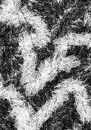 Hand drawn monochrome background texture grainの写真素材