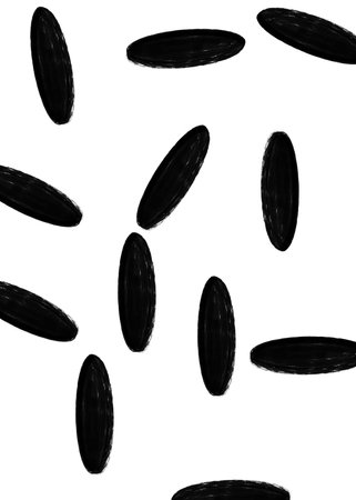 Hand-drawn geometric original pencil pattern illustrationの写真素材