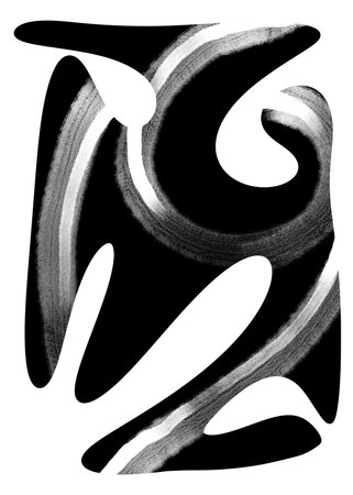 Hand-drawn original pencil pattern background elements and shapesの写真素材
