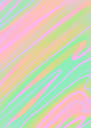 Bright neon gradient hand drawn lines pattern element background