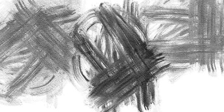 Bold acrylic watercolour charcoal ink hand drawn illustration lines abstractの写真素材