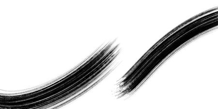 Bold black alcohol inks watercolour hand drawn illustration shapes abstractの写真素材