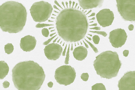 Watercolor green high quality texture background, design element, frame, wallpaper, minimalistic shape, paper, ink, washの写真素材