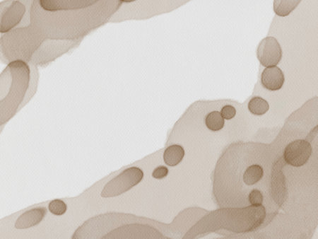 Watercolor brown beige gray dull fall winter autumn quality texture background wallpaper minimalistic shape paper inkの写真素材