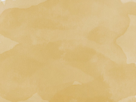 Abstract yellow orange autumn beige watercolor texture background templateの写真素材