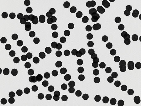 Abstract black white dots wavy line pattern background geometric modern design template card element...