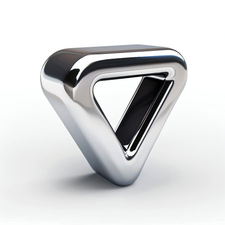 Abstract Chrome Check Symbols on White Background. Generative ai. High quality illustrationの素材