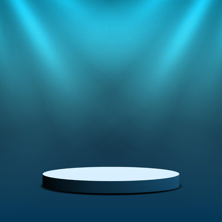 Empty stage podium.のイラスト素材