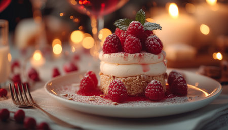 Capturing Joyful Dessert Moments on Valentine's Dayの素材