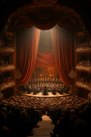 Opera Day Overture: A Captivating Snapshot of Theatrical Grandeurの素材