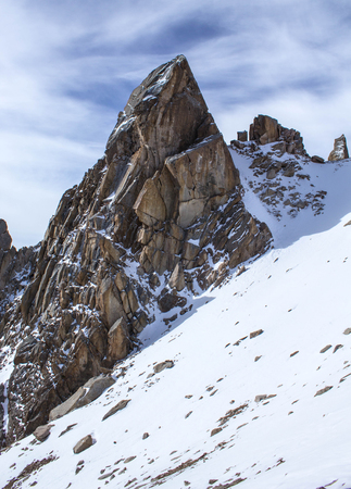 Kazakhstan. Almaty. Trans-Ili Alatau, Tianshan. Peak Youthの写真素材