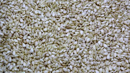 sesame seed close up