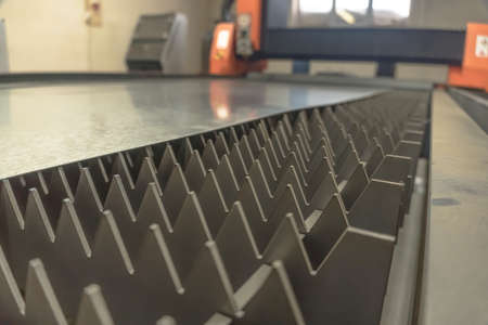 Laser machine and equipment for cutting and processing metal and iron. Industrial machines and...