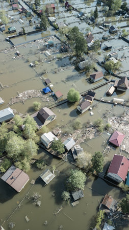 Floods and cyclones, global warming. Climate change, natural disasters the tsunami of nature. The...
