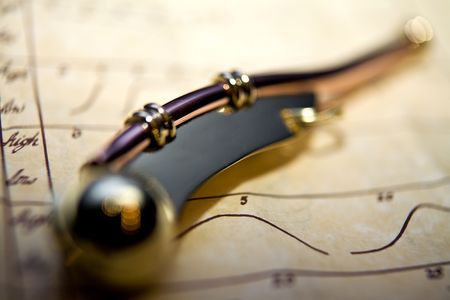 Boatswain call with paper instructions