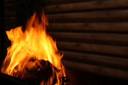 flame in the first third of the photo at a sufficiently long exposure
