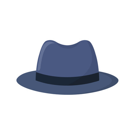 Isolated hat in flat style. Vector illustration.のイラスト素材