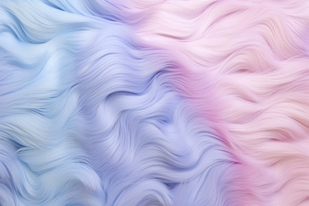 Abstract background of fluffy fur surface in pastel purple surface. Copy space, magic fairy colors. Hair kids background. High quality photoの素材