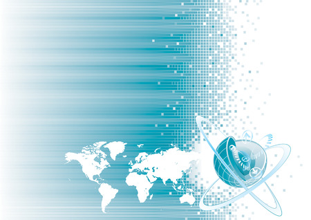 Global communication design, vector illustration layers file.のイラスト素材