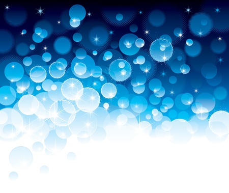 Shiny blur light of defocused blue background.のイラスト素材