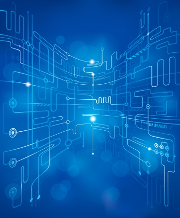 Abstract technology blue background. Abstract technology blue background.
