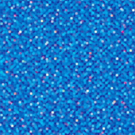 Blue pixels mosaic texture abstract background.のイラスト素材