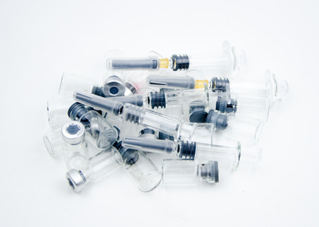 Syringes and amp bottle