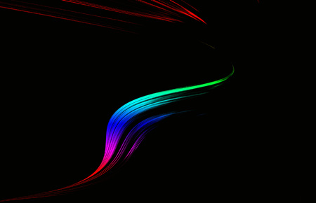 Light twirl effectの写真素材
